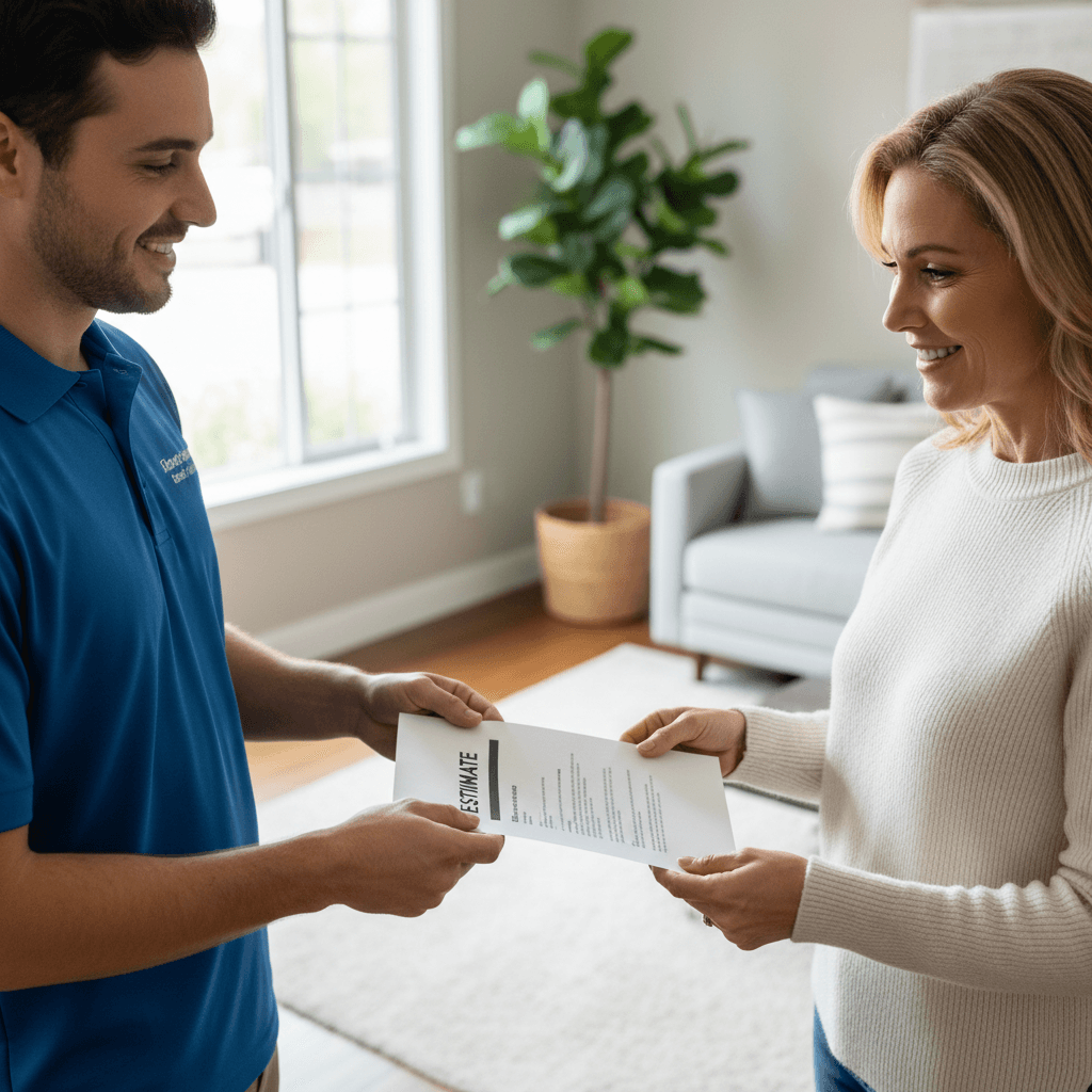 Free estimates and transparent pricing